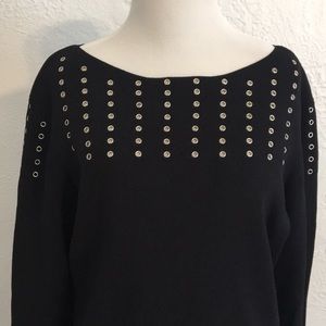 Harley Davidson Grommet Knit Top / Sweater